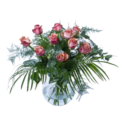 Boeket Rosa Roze Groot