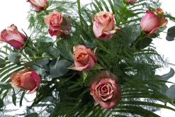 Boeket Rosa Roze Middel -Tuin & Buiten Korting Winkel boeket rosa roze boeketten 3 2