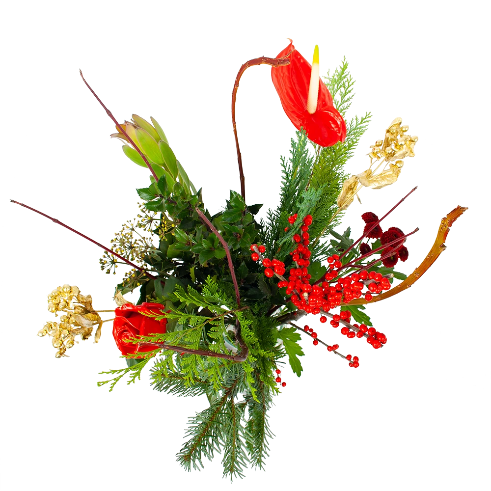 Boeket Winterpret Klein 4 Boeket Winterpret Klein - Afbeelding 2