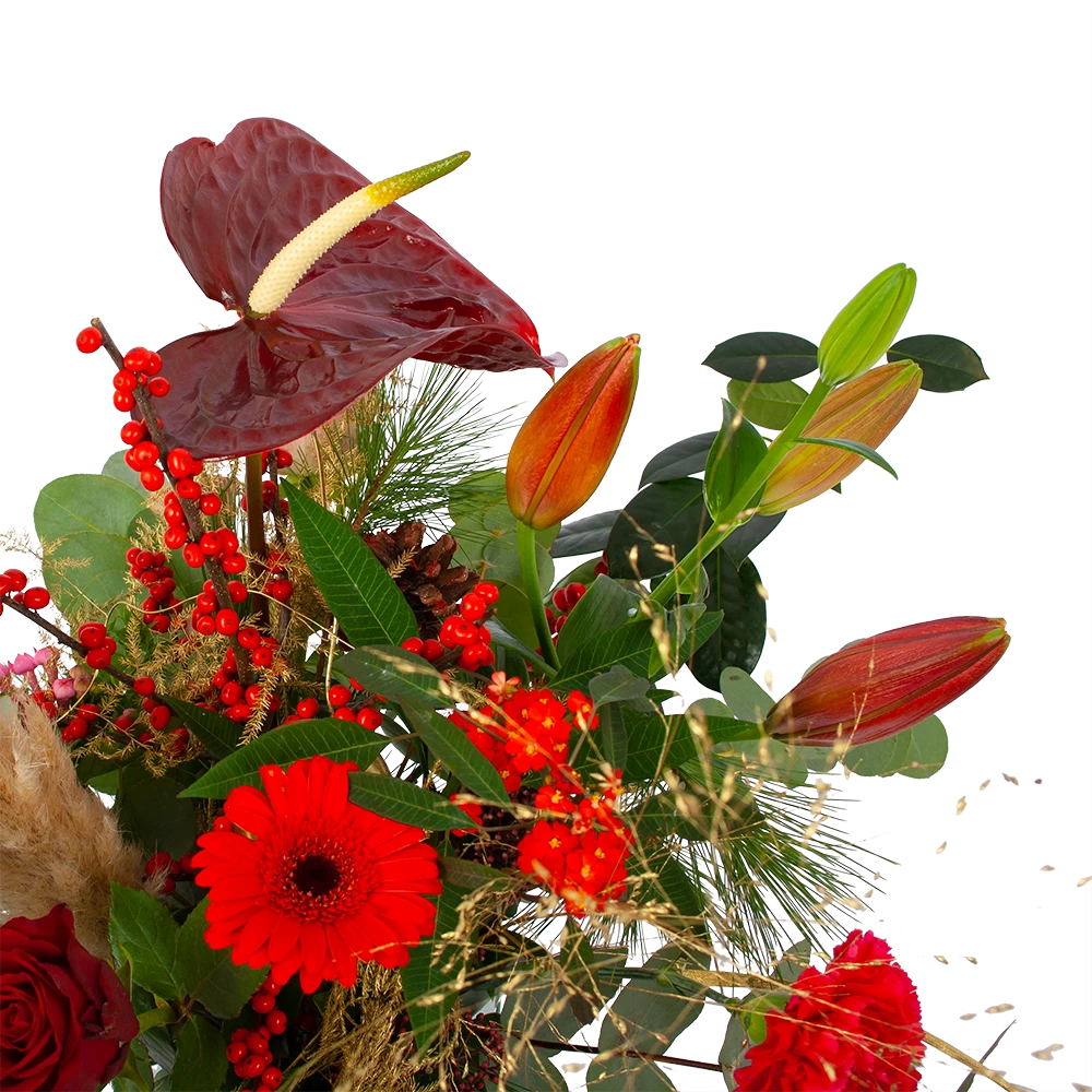 Boeket Winterse Pluim Middel 5 Boeket Winterse Pluim Middel - Afbeelding 3