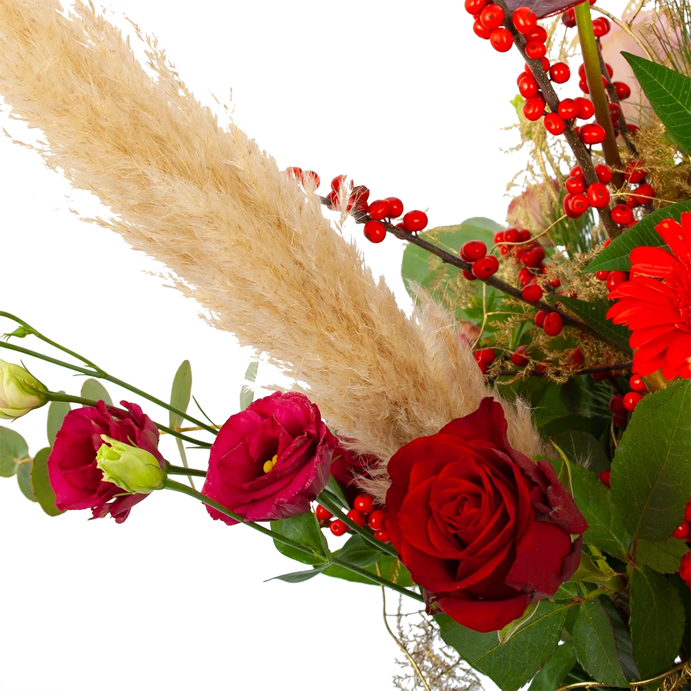 Boeket Winterse Pluim Middel 6 Boeket Winterse Pluim Middel - Afbeelding 4