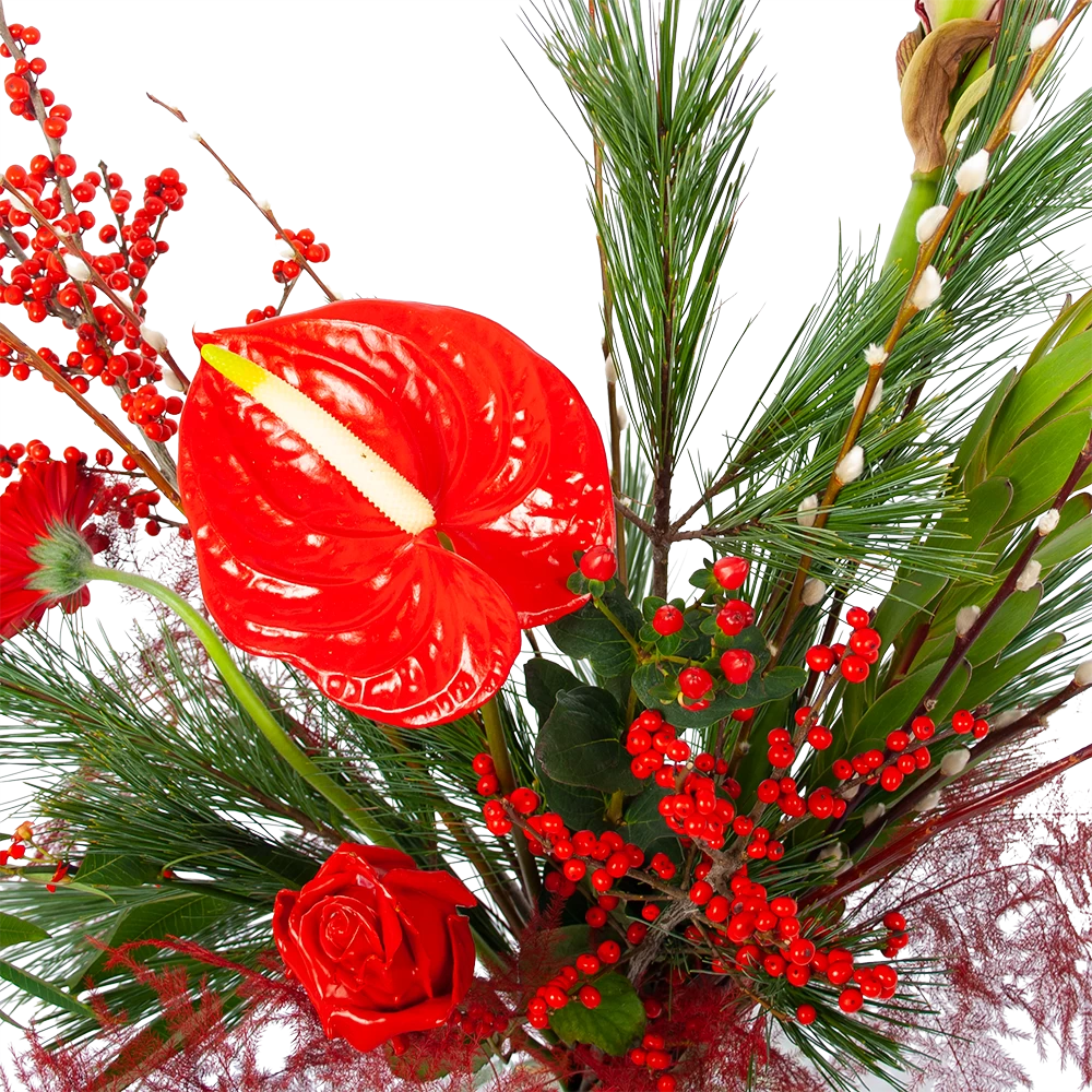 Boeket Winterwonderland Groot 4 Boeket Winterwonderland Groot - Afbeelding 2