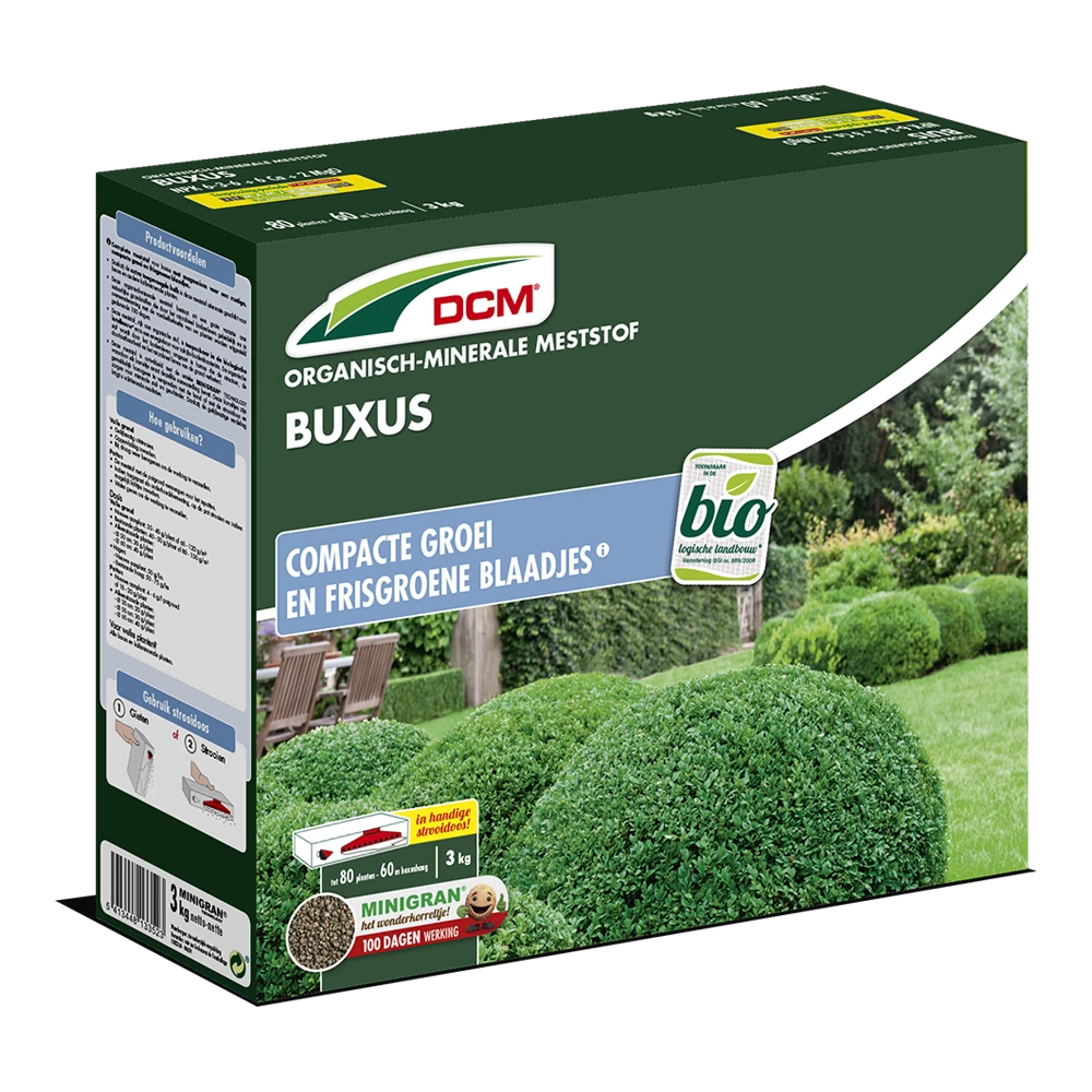 DCM Meststof Buxus - 3kg - Tuinplanten Voeding 3 DCM Meststof Buxus - 3kg - Tuinplanten Voeding
