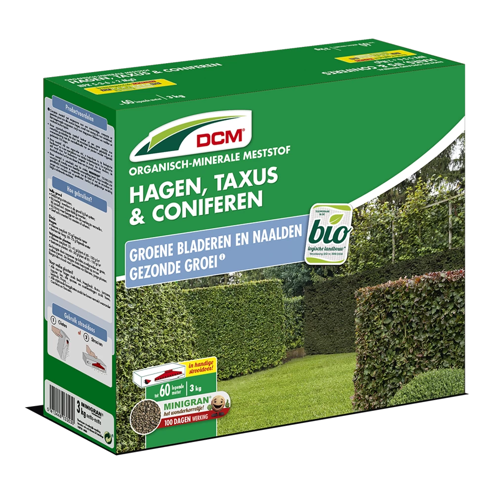DCM Meststof Hagen, Taxus & Coniferen - 3kg - Tuinplanten Voeding 3 DCM Meststof Hagen, Taxus & Coniferen - 3kg - Tuinplanten Voeding