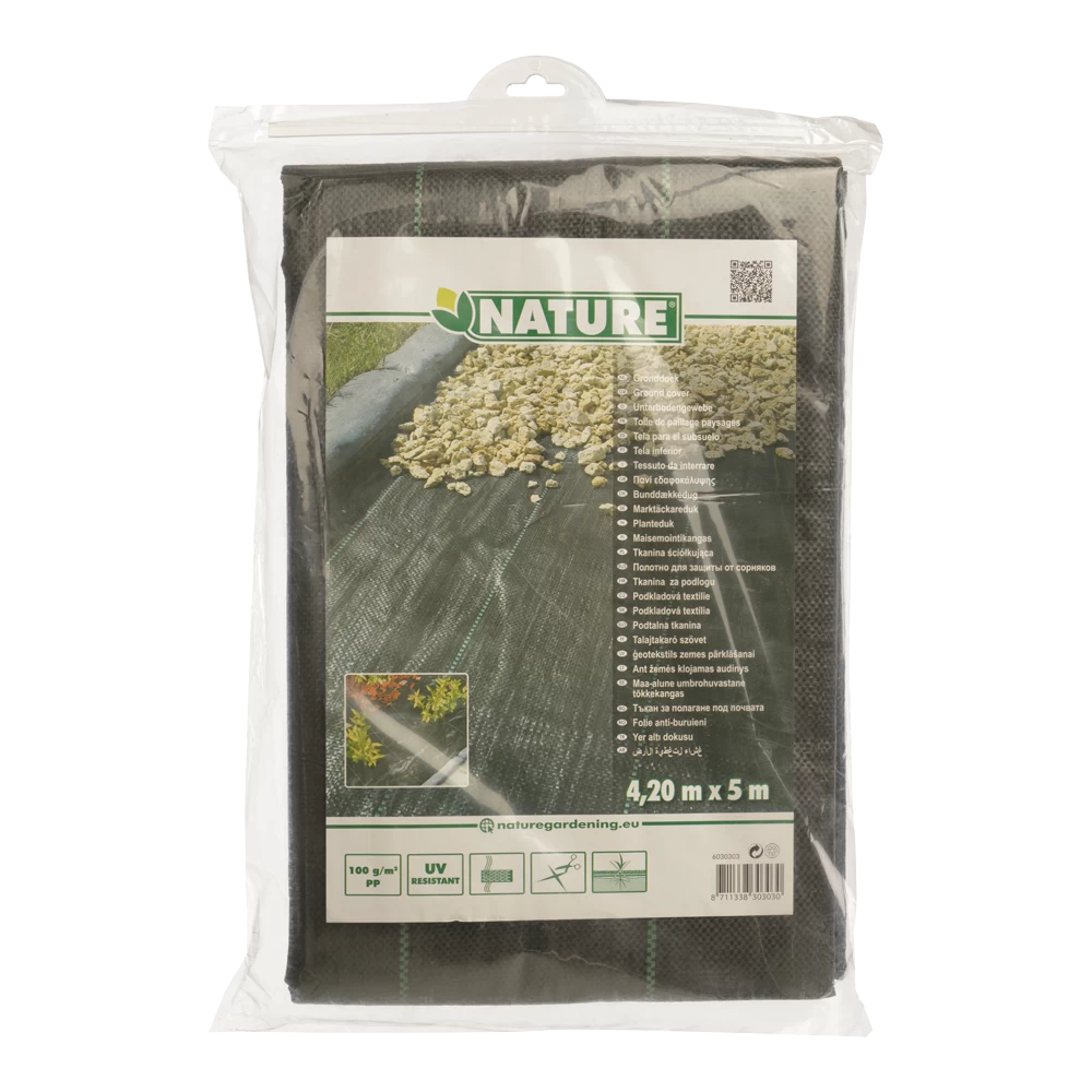 Nature - Gronddoek Zwart 4,20x5m 7 Nature - Gronddoek Zwart 4,20x5m - Afbeelding 5