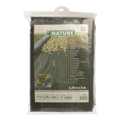 Nature - Gronddoek Zwart 5,20x5m -Tuin & Buiten Korting Winkel nature gronddoek zwart 5 20x5m 5 2