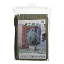 Nature Winterhoes Met Rits D250cm X H3m Groen