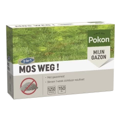 Pokon Mos Weg! 5,25kg Voor 150mu00b2 - Onkruid En Aanslag