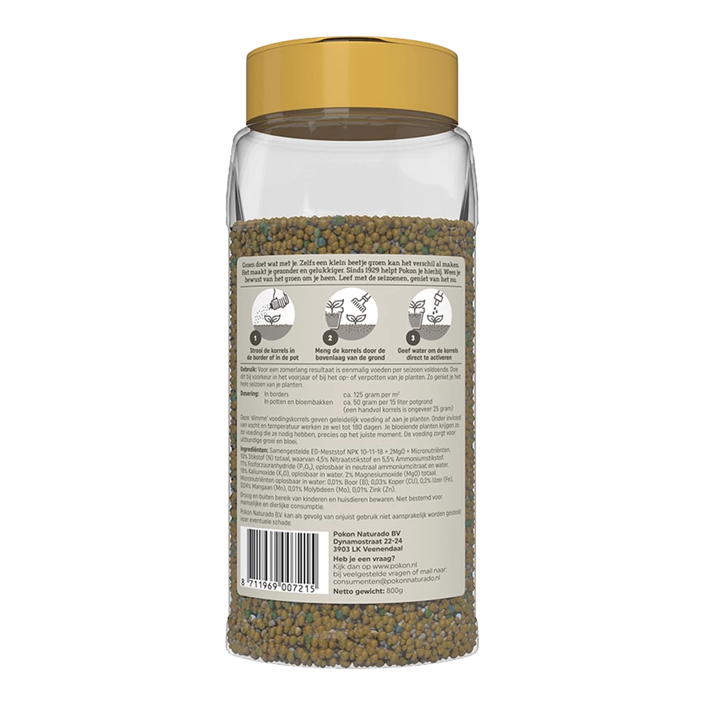 Pokon Terras & Balkon Planten Voedingskorrels 800g - Tuinplanten Voeding 4 Pokon Terras & Balkon Planten Voedingskorrels 800g - Tuinplanten Voeding - Afbeelding 2