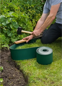 Tuinborderrand PE Groen 3mm - 10x0,15m - Nature -Tuin & Buiten Korting Winkel tuinborderrand pe groen 3mm 10x0 15m nature 4