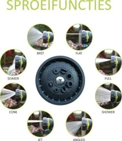G-Flex Flexibele Tuinslang - Waterslang - 8 Verschillende Sproeistanden - Inclusief Opbergtas/splitter/Koppelstuk/Houder/Rubbers - 30 Meter -Tuin & Buiten Korting Winkel 1036x1200