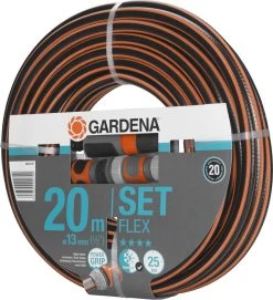 GARDENA - Comfort FLEX - 6-delige Tuinslangset Tuinslang - 20 Meter - 13 Mm -Tuin & Buiten Korting Winkel 1095x1200