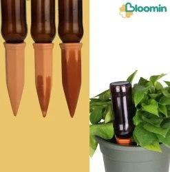 Bloomin Waterdruppelaar Van Terracotta - Waterdruppelaar Voor Planten - Druppelsysteem - Irrigatiesysteem - Watergeefsysteem - Bewateringssysteem - 8 Stuks -Tuin & Buiten Korting Winkel 1184x1200