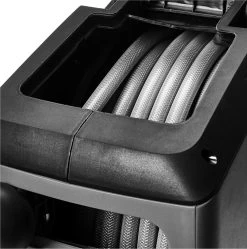 CoolHome - Wandslangenbox 20 Meter + 2 Meter - Tuinslang Met Haspel- Slangenhouder 180° Draaibaar - Tuinslanghaspel Zwart - Grijs -Tuin & Buiten Korting Winkel 1190x1200