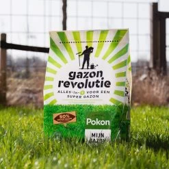 Pokon Gazon Revolutie - 7,5kg - Gazonmest / Graszaad / Bodemverbeteraar - Geschikt Voor 150m² - Binnen 15 Dagen Resultaat -Tuin & Buiten Korting Winkel 1198x1200