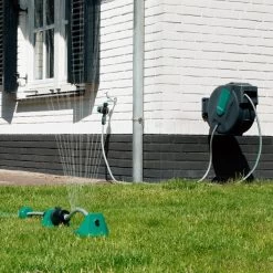 VONROC Automatische Slanghaspel – Incl. 25m Tuinslang, Aansluitslang, Spuitstuk, Koppelingen & Kraanaansluiting 14 VONROC Automatische Slanghaspel – Incl. 25m Tuinslang, Aansluitslang, Spuitstuk, Koppelingen & Kraanaansluiting -Tuin & Buiten Korting Winkel 1200x1200 120