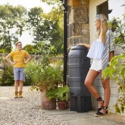 Harcostar Rainsaver Regenton 100 Liter Antraciet Met Vulautomaat En 3 Delige Voet -Tuin & Buiten Korting Winkel 1200x1200 137