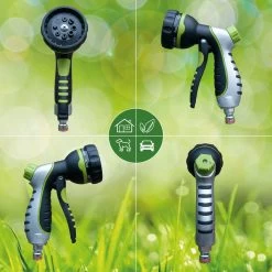 G-Flex Flexibele Tuinslang - Waterslang - 8 Verschillende Sproeistanden - Inclusief Opbergtas/splitter/Koppelstuk/Houder/Rubbers - 30 Meter -Tuin & Buiten Korting Winkel 1200x1200 153