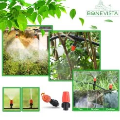 Bone Vista® 155 Stuks Water Druppelslang Irrigatiesysteem Tuin – Bewateringssysteem & Druppelsysteem -Tuin & Buiten Korting Winkel 1200x1200 67