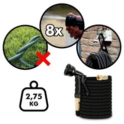 In Round Flexibele Tuinslang – 22,5 Meter – Sproeikop, Tuinslanghouder -Tuin & Buiten Korting Winkel 1200x1200 90