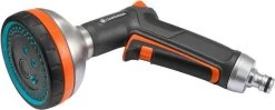 GARDENA - Comfort Broeskop - 5 Straalsoorten - Grijs -Tuin & Buiten Korting Winkel 1200x482
