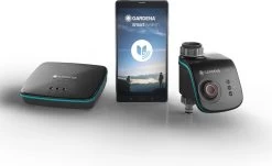 GARDENA - Smart Water Control Set Besproeiingscomputer - 1min Tot 10u - 6 Besproeiingen Per Dag -Tuin & Buiten Korting Winkel 1200x733