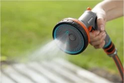 GARDENA - Comfort Broeskop - 5 Straalsoorten - Grijs -Tuin & Buiten Korting Winkel 1200x800