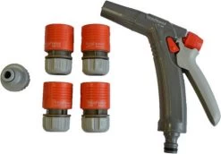 Slangenwagen Met 50 Meter Tuinslang | Eagle Garden | Incl. Spuitkopstuk En Connectors | Geel -Tuin & Buiten Korting Winkel 1200x835