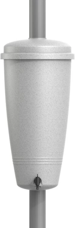 Elho Green Basics Rain Catcher 33 - Regenton Voor Balkonbuiten - Ø 33.5 X H 73.5 Cm - Grijs/Living Concrete -Tuin & Buiten Korting Winkel 396x1200