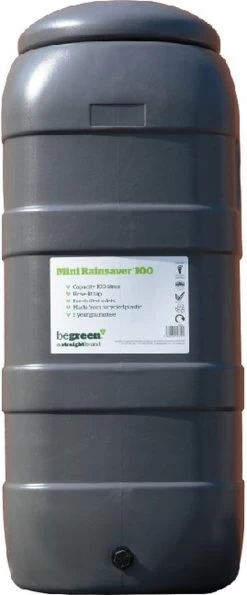 Harcostar Rainsaver Regenton 100 Liter Antraciet Met Vulautomaat En 3 Delige Voet -Tuin & Buiten Korting Winkel 498x1200
