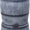 Regentonset Roto 120 Liter + Voet - Grijs -Tuin & Buiten Korting Winkel 632x1200