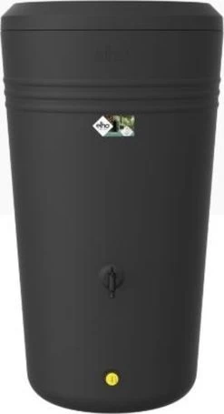 Elho Green Basics Regenton - Regenton - Living Black - Buiten - 200 Liter -Tuin & Buiten Korting Winkel 651x1200 1