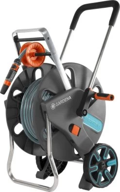 GARDENA - AquaRoll L CleverRoll L Easy Set Slangenwagen - Maximaal 50 Meter - Verstelbare Handgreep -Tuin & Buiten Korting Winkel 752x1200